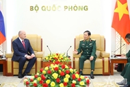 General Nguyen Tan Cuong receives Russian guest